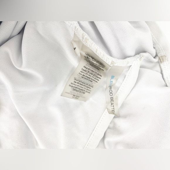 Blue Rod Beattie One Piece Shirred Twister Halter Swimsuit 4 - Picture 5 of 6